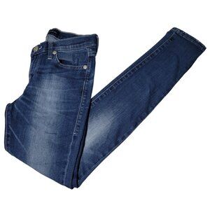 Rock Republic Jeans Womens Size 4 Skinny Low Rise Medium Wash Embroidered Denim